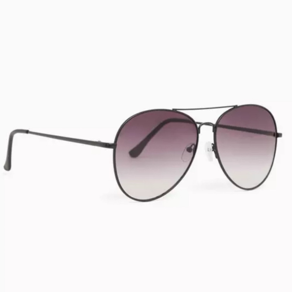 🆕 🕶️Black Tinted Aviator Sunglasses NWT Torrid New! - Picture 2 of 3
